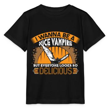 Halloween Vampir Graf Spruch - Stanley/Stella Kinder T-Shirt MINI CREATOR  - Schwarz - Vorne - Mikhail (115cm)