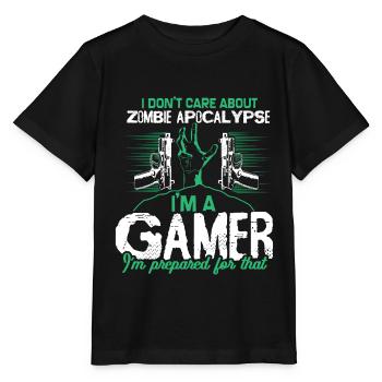 Zombie Apokalypse Virus Halloween - Stanley/Stella Kinder T-Shirt MINI CREATOR  - Schwarz - Vorne - Mikhail (115cm)