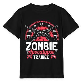 Zombie Apokalypse Virus Monster Geschenkidee - Stanley/Stella Kinder T-Shirt MINI CREATOR  - Schwarz - Vorne - Mikhail (115cm)