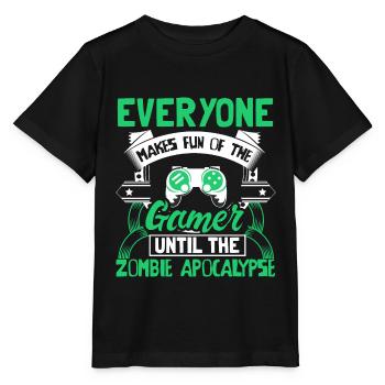 Zombie Apokalypse Gaming Geschenkidee - Stanley/Stella Kinder T-Shirt MINI CREATOR  - Schwarz - Vorne - Mikhail (115cm)