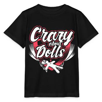 Poupée vaudou Drôle de dicton Cadeau - T-shirt bio MINI CREATOR Stanley/Stella Enfant - noir - Devant - Mikhail (115cm)