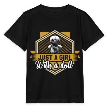 Voodoo Hexerei Lustig - Stanley/Stella Kinder T-Shirt MINI CREATOR  - Schwarz - Vorne - Mikhail (115cm)