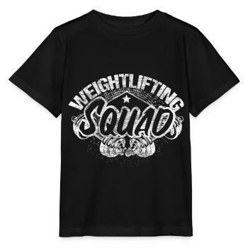 Musculation Renforcement Musculaire Séance d’entraînement Idée cadeau - T-shirt bio MINI CREATOR Stanley/Stella Enfant - noir - Devant - Mikhail (115cm)