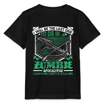 Zombie Apokalypse Games Lustig Geschenk - Stanley/Stella Kinder T-Shirt MINI CREATOR  - Schwarz - Vorne - Mikhail (115cm)