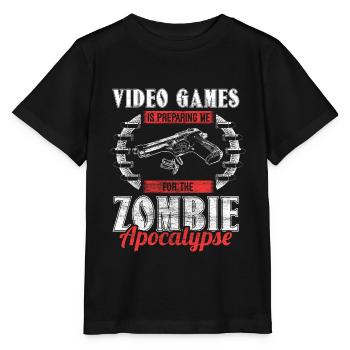 Zombie Apokalypse Zombies Horror Geschenk - Stanley/Stella Kinder T-Shirt MINI CREATOR  - Schwarz - Vorne - Mikhail (115cm)