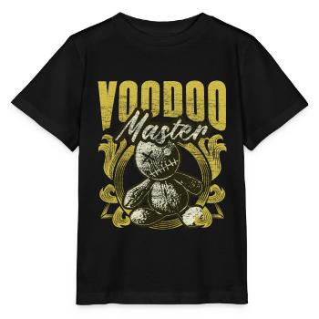 Poupée vaudou disant idée cadeau - T-shirt bio MINI CREATOR Stanley/Stella Enfant - noir - Devant - Mikhail (115cm)
