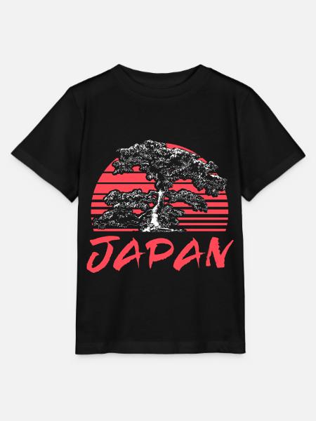 Japan Anime Flag - Stanley/Stella MINI CREATOR Kids’ T-Shirt - black