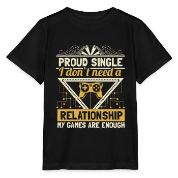 Single independence - Stanley/Stella MINI CREATOR Kids’ T-Shirt - black - Front - Mikhail (115cm)