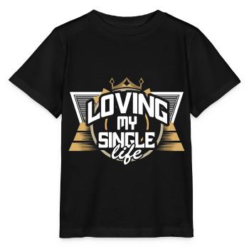 Cadeau d’amour d’indépendance unique - T-shirt bio MINI CREATOR Stanley/Stella Enfant - noir - Devant - Mikhail (115cm)