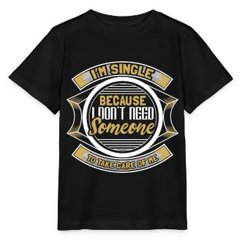 Cadeau du Parti de l’indépendance unique - T-shirt bio MINI CREATOR Stanley/Stella Enfant - noir - Devant - Mikhail (115cm)