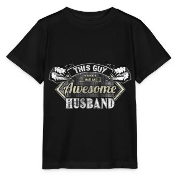 Mariage Gay Mariage Anniversaire Partenariat Idée Cadeau - T-shirt bio MINI CREATOR Stanley/Stella Enfant - noir - Devant - Mikhail (115cm)