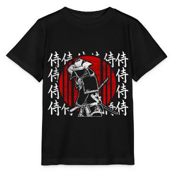 Japon Sakura Lieu de naissance Cadeau - T-shirt bio MINI CREATOR Stanley/Stella Enfant - noir - Devant - Mikhail (115cm)