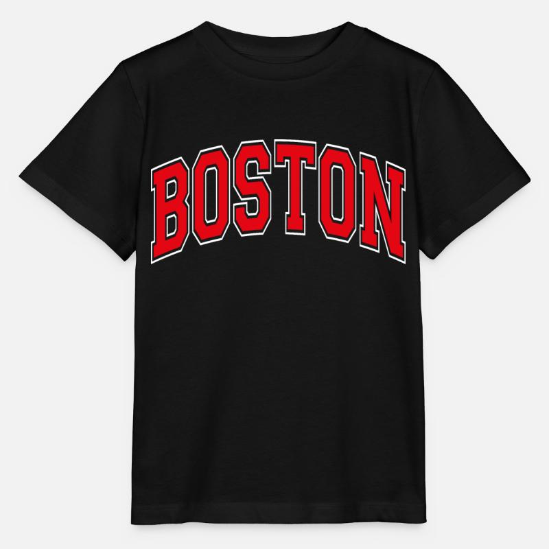 Boston - T-shirt bio MINI CREATOR Stanley/Stella Enfant - noir