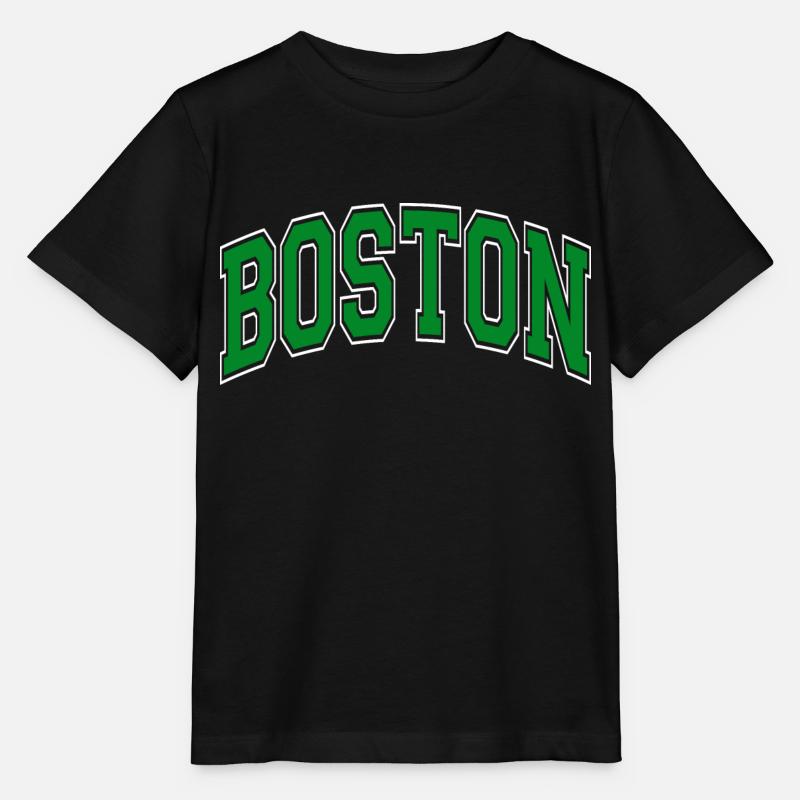 BOSTON - T-shirt bio MINI CREATOR Stanley/Stella Enfant - noir