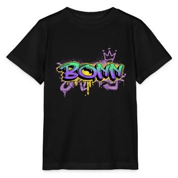 Bonn Deutschland Stadt Graffiti Spray Sprayer - Stanley/Stella Kinder T-Shirt MINI CREATOR  - Schwarz - Vorne - Mikhail (115cm)
