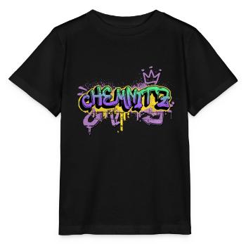 Chemnitz Deutschland Stadt Graffiti Spray Sprayer - Stanley/Stella Kinder T-Shirt MINI CREATOR  - Schwarz - Vorne - Mikhail (115cm)