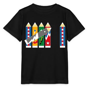 6 Geburtstag Strichliste 6 Jahre alt - Stanley/Stella Kinder T-Shirt MINI CREATOR  - Schwarz - Vorne - Mikhail (115cm)