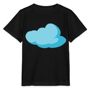 Wolke Blau Cloud Himmel Geschenkidee - Stanley/Stella Kinder T-Shirt MINI CREATOR  - Schwarz - Vorne - Mikhail (115cm)
