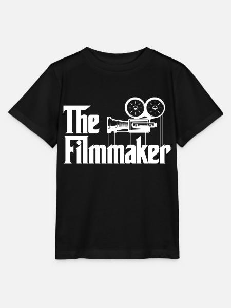 Le cinéaste Design pour un passionné de films de mafia - T-shirt bio MINI CREATOR Stanley/Stella Enfant - noir