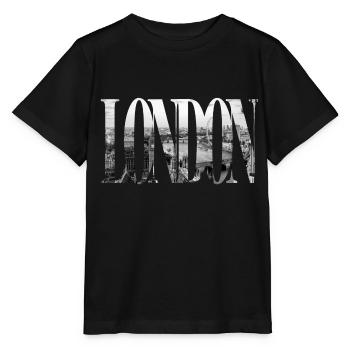 Londres - T-shirt bio MINI CREATOR Stanley/Stella Enfant - noir - Devant - Mikhail (115cm)