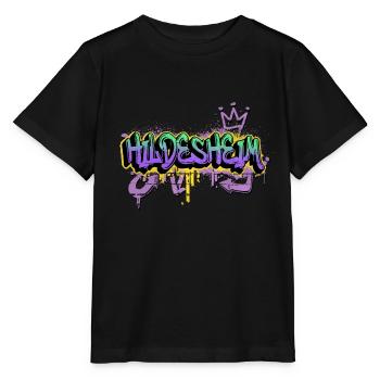 Hildesheim Deutschland Graffiti Spray Sprayer - Stanley/Stella Kinder T-Shirt MINI CREATOR  - Schwarz - Vorne - Mikhail (115cm)