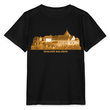 Waldeck Schloss Edersee Burg Hessen - Stanley/Stella MINI CREATOR Kids’ T-Shirt - black - Front - Mikhail (115cm)