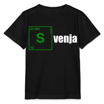 Svenja Vorname white - Stanley/Stella Kinder T-Shirt MINI CREATOR  - Schwarz - Vorne - Mikhail (115cm)