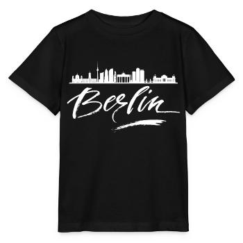Berlin - T-shirt bio MINI CREATOR Stanley/Stella Enfant - noir - Devant - Mikhail (115cm)