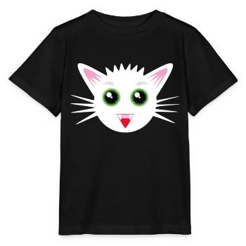 Petit Chat - T-shirt bio MINI CREATOR Stanley/Stella Enfant - noir - Devant - Mikhail (115cm)