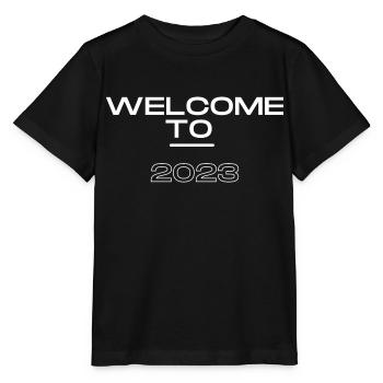 Bienvenue en 2023 - T-shirt bio MINI CREATOR Stanley/Stella Enfant - noir - Devant - Mikhail (115cm)