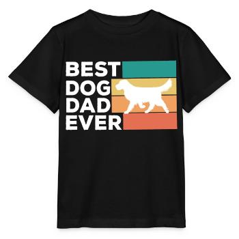 Dog Hund - Stanley/Stella Kinder T-Shirt MINI CREATOR  - Schwarz - Vorne - Mikhail (115cm)