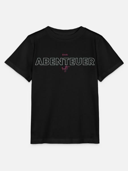 Das Abenteuer ruft - Stanley/Stella Kinder T-Shirt MINI CREATOR  - Schwarz