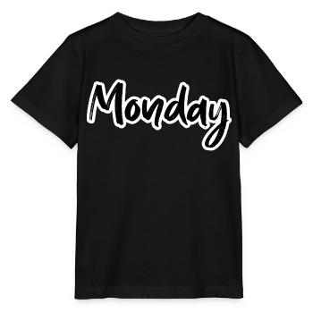Embrace Mondays - Stanley/Stella MINI CREATOR Kids’ T-Shirt - black - Front - Mikhail (115cm)