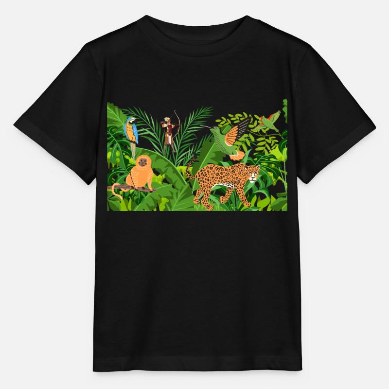 amazonie - T-shirt bio MINI CREATOR Stanley/Stella Enfant - noir