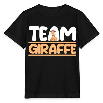 Girafe Girafe - T-shirt bio MINI CREATOR Stanley/Stella Enfant - noir - Devant - Mikhail (115cm)