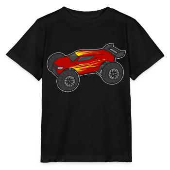 RC Car Remote Control Car - Stanley/Stella MINI CREATOR Kids’ T-Shirt - black - Front - Mikhail (115cm)