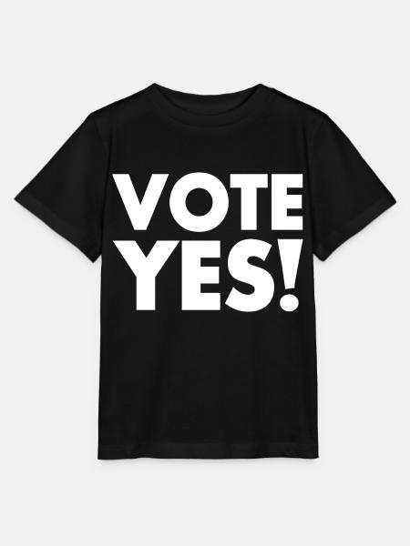 Vote yes - Stanley/Stella Kinder T-Shirt MINI CREATOR - Schwarz