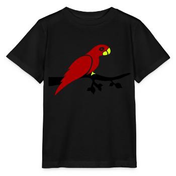 Parrot Branch - Stanley/Stella MINI CREATOR Kids’ T-Shirt - black - Front - Mikhail (115cm)