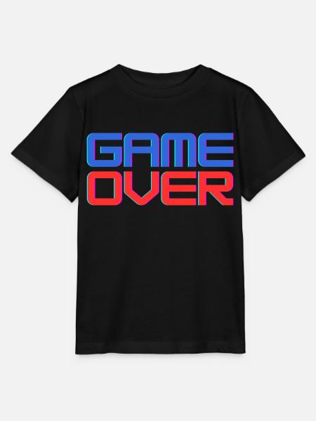 Game Over - Stanley/Stella Kinder T-Shirt MINI CREATOR  - Schwarz