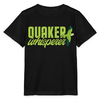 Quaker whisperer Quaker parrot lover - Stanley/Stella Kinder T-Shirt MINI CREATOR  - Schwarz - Vorne - Mikhail (115cm)