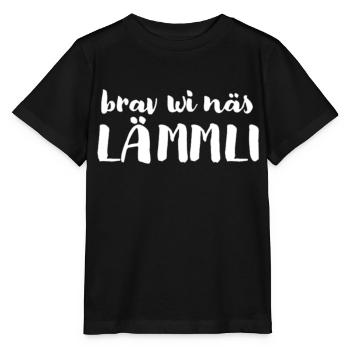 Lämmli - Stanley/Stella Kinder T-Shirt MINI CREATOR  - Schwarz - Vorne - Mikhail (115cm)