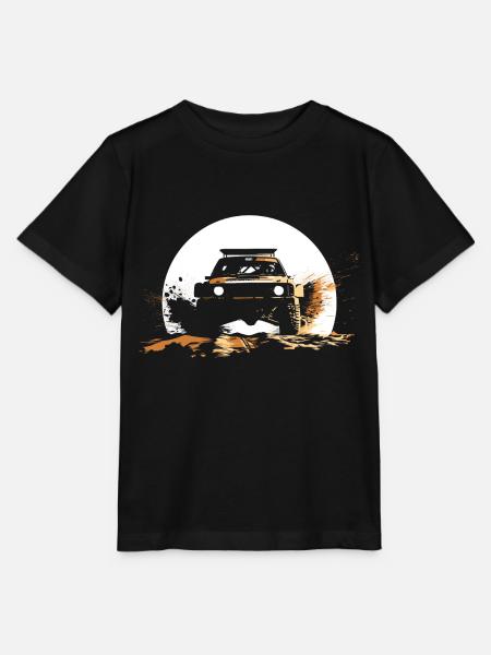 Desert Rally - Stanley/Stella MINI CREATOR Kids’ T-Shirt - black