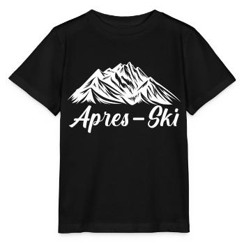 Ski fahren Ski Motiv für Schi Fahrer Schifahrer - Stanley/Stella Kinder T-Shirt MINI CREATOR  - Schwarz - Vorne - Mikhail (115cm)