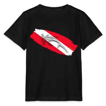 Hai-Tauchen - Stanley/Stella Kinder T-Shirt MINI CREATOR  - Schwarz - Vorne - Mikhail (115cm)
