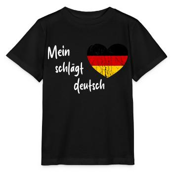 Die Wahl für Deutschland - Stanley/Stella Kinder T-Shirt MINI CREATOR  - Schwarz - Vorne - Mikhail (115cm)