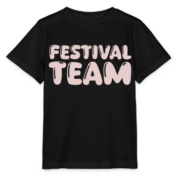 L’équipe du festival - T-shirt bio MINI CREATOR Stanley/Stella Enfant - noir - Devant - Mikhail (115cm)