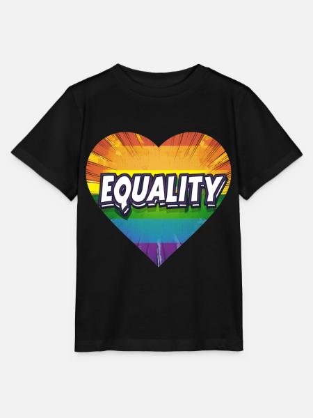 LGBTQ Equality - Stanley/Stella Kinder T-Shirt MINI CREATOR  - Schwarz