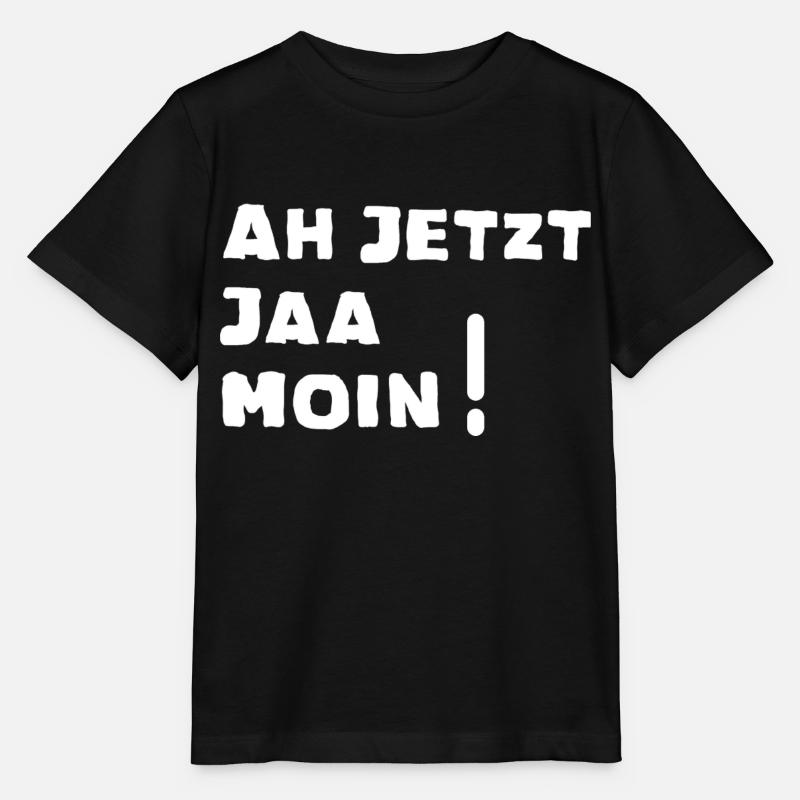 Ah jetzt jaa Moin - Stanley/Stella Kinder T-Shirt MINI CREATOR  - Schwarz
