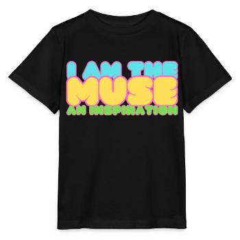 I am a Inspiration - Stanley/Stella MINI CREATOR Kids’ T-Shirt - black - Front - Mikhail (115cm)