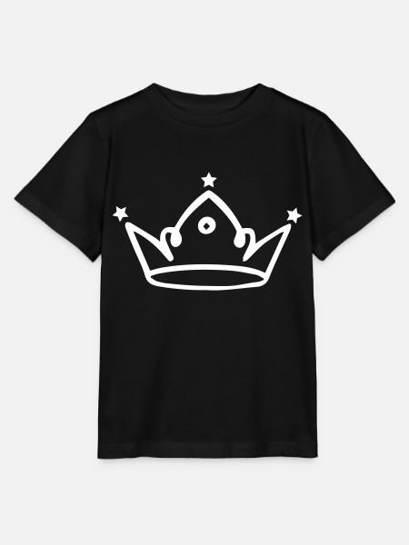 krone - Stanley/Stella Kinder T-Shirt MINI CREATOR - Schwarz